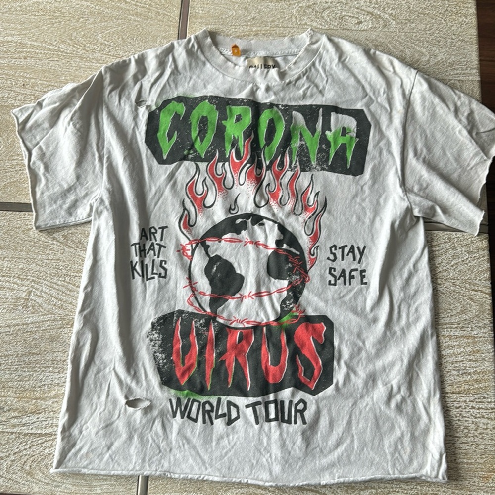 Gallery Dept Corona Virus Tour Tee White